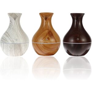 130ML Wood Grain Aroma Air Humidifier with LED Lights 130ML Wood Grain Aroma Air Humidifier with LED Lights