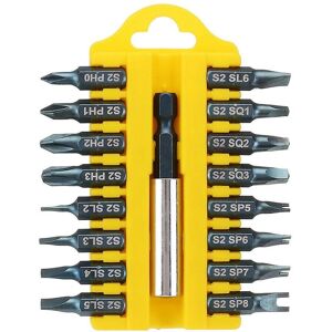 GreenZech 17 In 1 Screwdriver Bit Set Alloy Steel 1/4 Inch Hex Shank Screwdriver GreenZech 17 In 1 Screwdriver Bit Set Alloy Steel 1/4 Inch Hex Shank Screwdriver