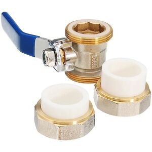 GreenZech 1-1/4inch Brass Ball Valve Heat Fusion Double Union Socket - Plumbing Fitting GreenZech 1-1/4inch Brass Ball Valve Heat Fusion Double Union Socket - Plumbing Fitting