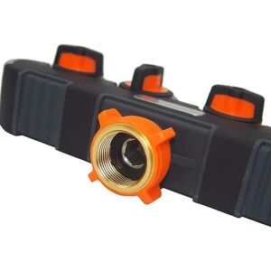 GreenZech Universal 4-Way Hose Faucet Splitter - Water Divisor for Garden Tap GreenZech Universal 4-Way Hose Faucet Splitter - Water Divisor for Garden Tap