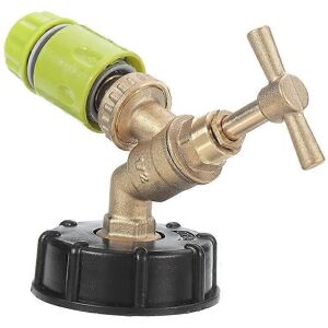 GreenZech Green Faucet Tank Adapter with Coarse Thread - Faucet Tank Drain Accessory GreenZech Green Faucet Tank Adapter with Coarse Thread - Faucet Tank Drain Accessory
