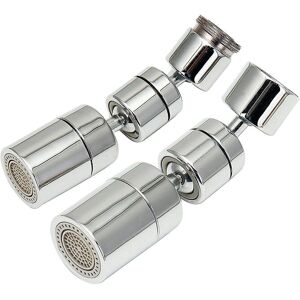 GreenZech Silver 1080 Degree Swivel Sink Faucet Aerator - Faucet Accessory GreenZech Silver 1080 Degree Swivel Sink Faucet Aerator - Faucet Accessory