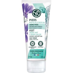 Yves Rocher Voetcrème met Biologische Munt en Malva - Voetverzorging Yves Rocher Voetcrème met Biologische Munt en Malva - Voetverzorging