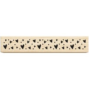 Bernette - Cœurs rectangulaires - Tampon en bois Bernette - Cœurs rectangulaires - Tampon en bois