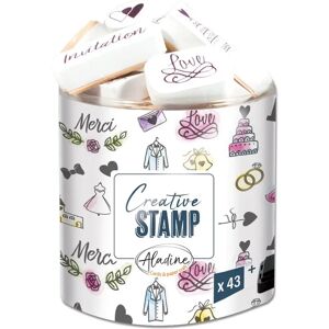 Aladine Pěnové razítka - Stampo'Scrap Svatební - Art Stempelki Aladine Pěnové razítka - Stampo'Scrap Svatební - Art Stempelki