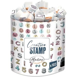 Sada vlastnoručních razítek - 103 mini písmena a číslice - Scrapbooking a řemesla Sada vlastnoručních razítek - 103 mini písmena a číslice - Scrapbooking a řemesla