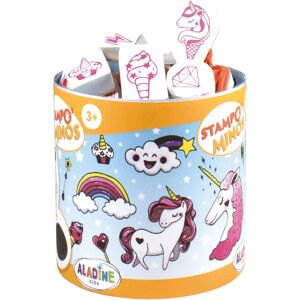 Ensemble de tampons licorne Aladine - Kit créatif pour enfants - Publicité Ensemble de tampons licorne Aladine - Kit créatif pour enfants - Publicité