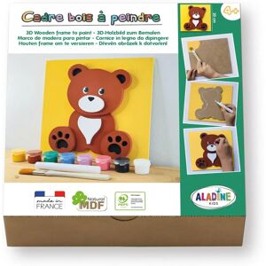 Aladine Modell: 3D-Holzbild zum Bemalen für Kinder - 3D Holzbild Set Aladine Modell: 3D-Holzbild zum Bemalen für Kinder - 3D Holzbild Set