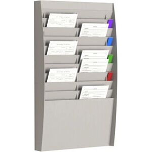 PaperFlow K500006 Porte-revues Gris - 20 Compartiments - Publicité PaperFlow K500006 Porte-revues Gris - 20 Compartiments - Publicité