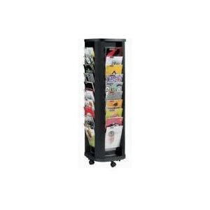 PaperFlow K502731 Magazine Rack - 40 Compartments - Black PaperFlow K502731 Magazine Rack - 40 Compartments - Black