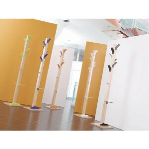 Paperflow Grüner Holz-Garderobe - 8 Haken, 32x178cm Paperflow Grüner Holz-Garderobe - 8 Haken, 32x178cm