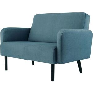 PAPERFLOW LISBOA 2-Sitzer Sofa - Blau Schwarz Stoff PAPERFLOW LISBOA 2-Sitzer Sofa - Blau Schwarz Stoff