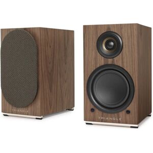 Enceinte connectée Hi-Fi Twin Erable Brun Triangle - Paire - Publicité Enceinte connectée Hi-Fi Twin Erable Brun Triangle - Paire - Publicité