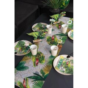 Chemin de table dinosaure - 5m Décoration anniversaire - Publicité Chemin de table dinosaure - 5m Décoration anniversaire - Publicité