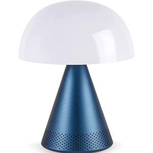 Lampe LED portable Lexon avec haut-parleur Bluetooth - Bleu foncé - Publicité Lampe LED portable Lexon avec haut-parleur Bluetooth - Bleu foncé - Publicité