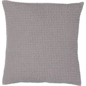 Housse de Coussin Maia de Vivaraise - Gris - Amovible, Coton, Nid d'abeille Housse de Coussin Maia de Vivaraise - Gris - Amovible, Coton, Nid d'abeille