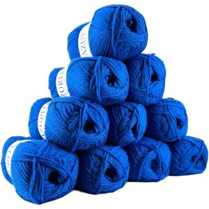 Mondial Tissus - Azurite - Bleu Roi - 50g DK 140m - Yarn Mondial Tissus - Azurite - Bleu Roi - 50g DK 140m - Yarn
