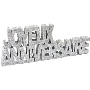 JADEO Silver Birthday Table Decoration - Table Decoration JADEO Silver Birthday Table Decoration - Table Decoration