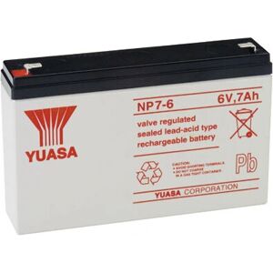Yuasa NP7-6 6V USV Batterie - Versiegelte Blei-Säure Yuasa NP7-6 6V USV Batterie - Versiegelte Blei-Säure