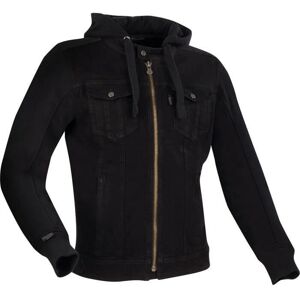 Veste moto noire Segura Jessy - Protections CE Niveau 1 - Publicité Veste moto noire Segura Jessy - Protections CE Niveau 1 - Publicité