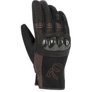 Guantes de motocicleta Segura Russell - Negro Marrón - S Guantes de motocicleta Segura Russell - Negro Marrón - S