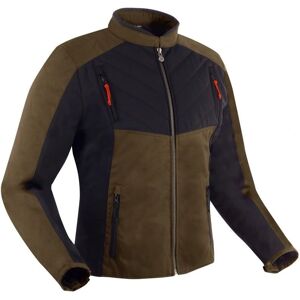 Chaqueta de moto impermeable de tela Segura Volt - Negro, Marrón - 2XL Chaqueta de moto impermeable de tela Segura Volt - Negro, Marrón - 2XL