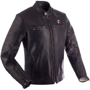 Chaqueta de cuero para moto Segura Riverton - Negra - L - Unisex Chaqueta de cuero para moto Segura Riverton - Negra - L - Unisex