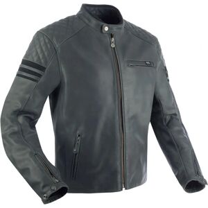 Segura Track Chaqueta de cuero para moto - Negro Gris - M Segura Track Chaqueta de cuero para moto - Negro Gris - M