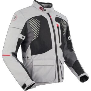 Chaqueta de moto Bakundu Gris / Negro / Rojo - Chaqueta de moto Chaqueta de moto Bakundu Gris / Negro / Rojo - Chaqueta de moto