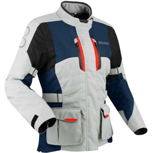 Giacche Siberia Donna Bering Grigio Blu Rosso - Giacca moto Giacche Siberia Donna Bering Grigio Blu Rosso - Giacca moto