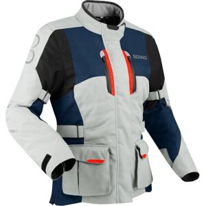 Chaqueta de Motociclista Siberia de BERING Gris/Azul/Rojo - Chaqueta Chaqueta de Motociclista Siberia de BERING Gris/Azul/Rojo - Chaqueta
