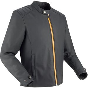 Giacca in pelle moto Segura Phil - Nero Giallo - XL Giacca in pelle moto Segura Phil - Nero Giallo - XL
