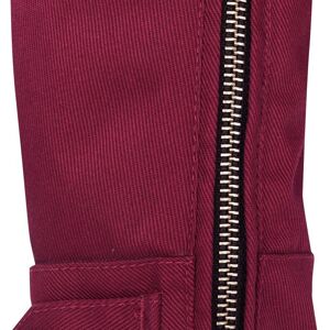 Chaqueta de motocicleta vintage de algodón Bordeaux Tina Segura - Chaqueta Chaqueta de motocicleta vintage de algodón Bordeaux Tina Segura - Chaqueta