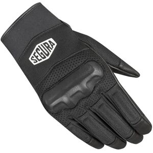 Guantes de moto Segura Atol - Negro/Blanco - L - Equipo de moto Guantes de moto Segura Atol - Negro/Blanco - L - Equipo de moto