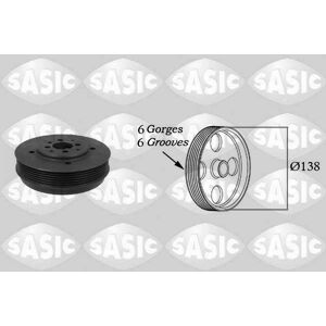 SASIC Riemenscheibe - 2156011 - Diámetro 138mm, 6 nervaduras - Cigüeñal SASIC Riemenscheibe - 2156011 - Diámetro 138mm, 6 nervaduras - Cigüeñal