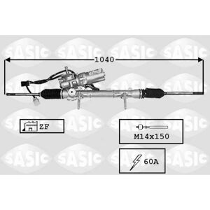 SASIC 7170029 - Hydraulinen ohjaus - Kunnostettu SASIC 7170029 - Hydraulinen ohjaus - Kunnostettu