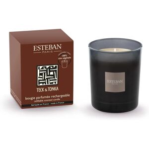 Esteban Paris Teck Tonka Kerze - Holzige Würzige Duft Esteban Paris Teck Tonka Kerze - Holzige Würzige Duft