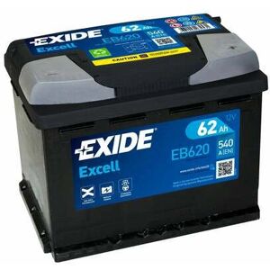 Exide Excell EB620 12V 62Ah - Publicité Exide Excell EB620 12V 62Ah - Publicité