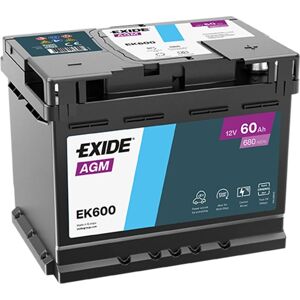 Exide 12V 60Ah EK 600 - Publicité Exide 12V 60Ah EK 600 - Publicité