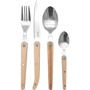 Laguiole 16-piece Cutlery Set - Stainless Steel & Ash Wood Laguiole 16-piece Cutlery Set - Stainless Steel & Ash Wood