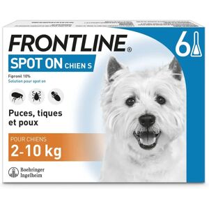 Frontline - Pipette pour chiens 2-10 kg - Spot On - 6 unités - Publicité Frontline - Pipette pour chiens 2-10 kg - Spot On - 6 unités - Publicité