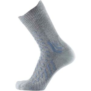 Therm-ic Trekking Cool Light Crew - Unisex Wandersocken - Grau / Blau Therm-ic Trekking Cool Light Crew - Unisex Wandersocken - Grau / Blau