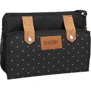 Badabulle B043028 Baby Carriage Organizer - Polyester, Black Badabulle B043028 Baby Carriage Organizer - Polyester, Black