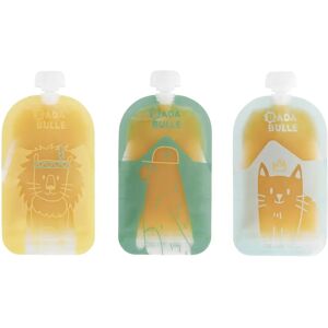Badabulle B004500 Babyvoedselcontainer - Herbruikbare Voedselzakjes, 150ml, Groen, Wit, Geel - Baby Voedselcontainer Badabulle B004500 Babyvoedselcontainer - Herbruikbare Voedselzakjes, 150ml, Groen, Wit, Geel - Baby Voedselcontainer