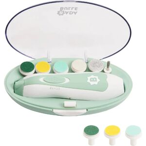 Badabulle Baby-Nagelfeile - Elektrisch, 6 Aufsätze + 3 Nachfüllungen Badabulle Baby-Nagelfeile - Elektrisch, 6 Aufsätze + 3 Nachfüllungen