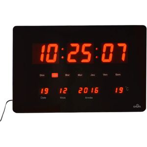 Horloge Murale Orium Chronos - Affichage LED Multifonction - 36x22cm - Publicité Horloge Murale Orium Chronos - Affichage LED Multifonction - 36x22cm - Publicité