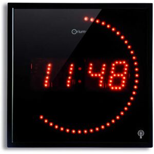Horloge Murale Orium Noir Ø 280mm - Horloge Murale - Publicité Horloge Murale Orium Noir Ø 280mm - Horloge Murale - Publicité