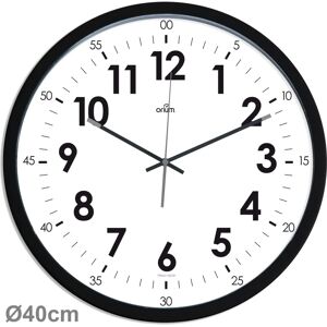 Orium Modelo: Reloj de Pared Quartz Silencioso - 40cm Negro Orium Modelo: Reloj de Pared Quartz Silencioso - 40cm Negro