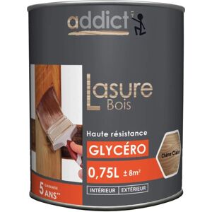 Addict Light Oak Glossy High Resistance - Wood Stain 0.75l Addict Light Oak Glossy High Resistance - Wood Stain 0.75l