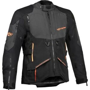 Ixon Ragnar Motorcykeltextiljacka - Svart Grå Orange - Textiljacka för motorcykel Ixon Ragnar Motorcykeltextiljacka - Svart Grå Orange - Textiljacka för motorcykel
